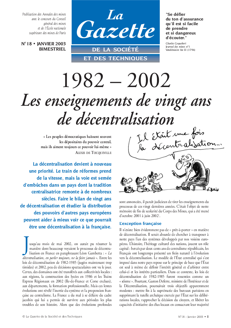 Gazette n°18