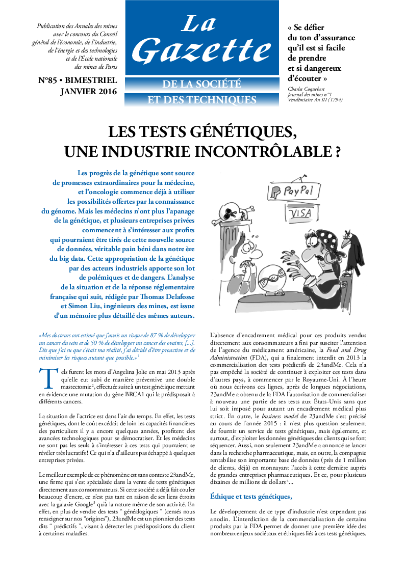 Gazette n°85
